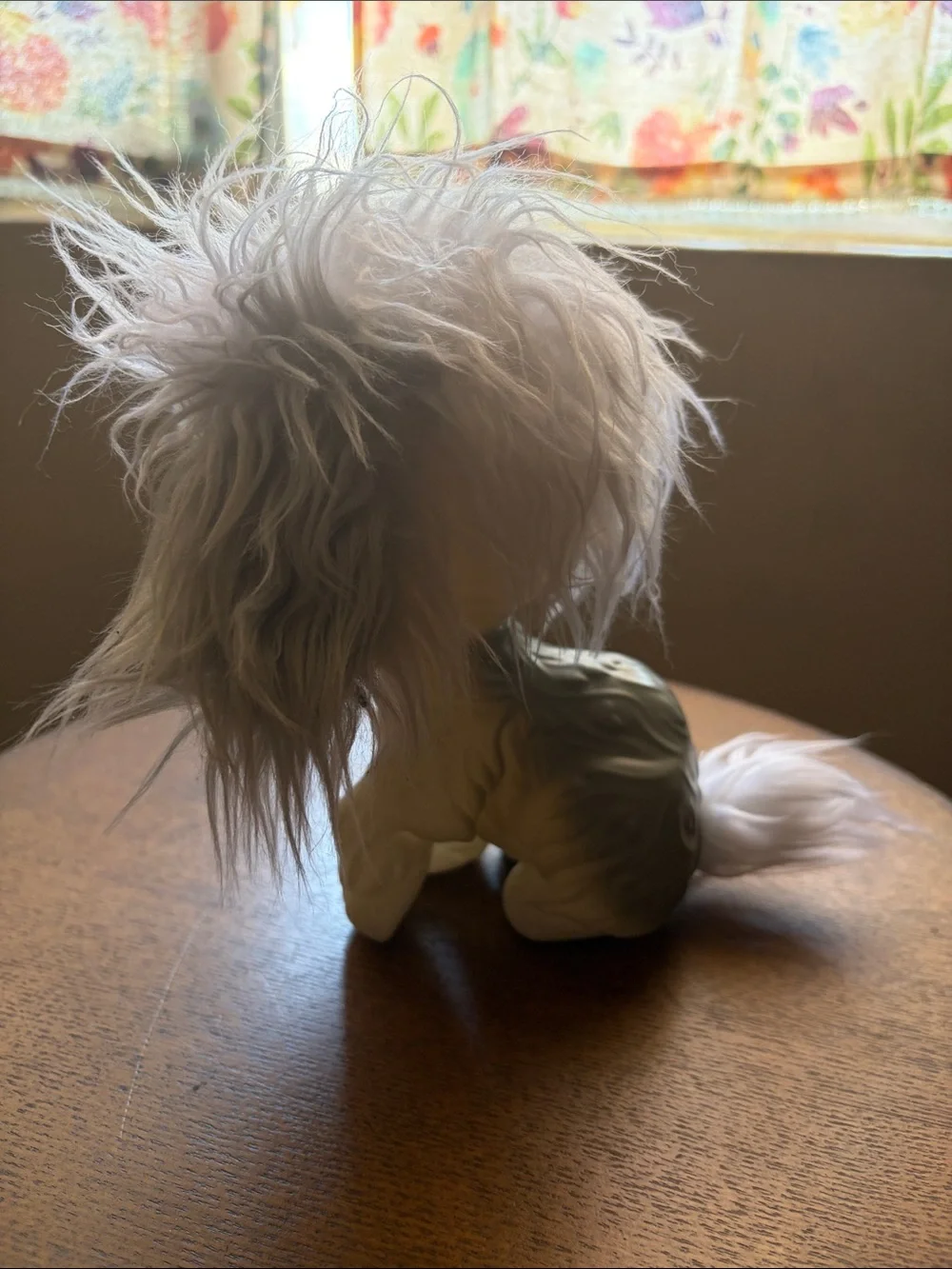 Disney White Plush-Head Dog Toy with Fluffy Ears